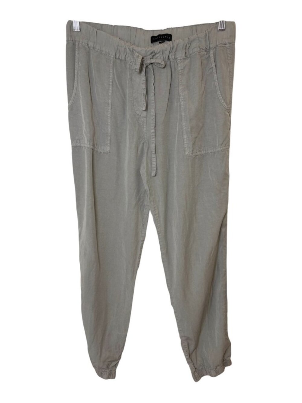 Sanctuary Sage Green Lyocell Utility Jogger Pants Size Large